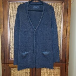Transit Uomo Charcoal Grey Cardigan SzL